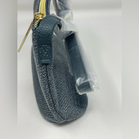 LANCÔME: Cross Body Purse, Blue Tweed Style. NEW - Picture 11 of 11